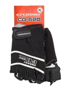 CROSSER Rukavice CG-520 SHORT FINGER black M