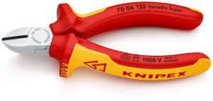 KNIPEX Sečice kose 1000v 125