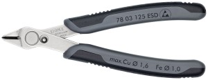 KNIPEX Sečice kose inox esd