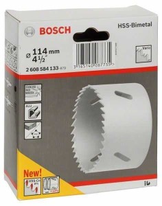 BOSCH Testera za otvore HSS-bimetal za standardne adaptere 2608584133/ 114 mm/ 4 1/2