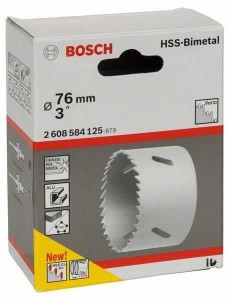 BOSCH Testera za otvore HSS-bimetal za standardne adaptere 2608584125/ 76 mm/ 3