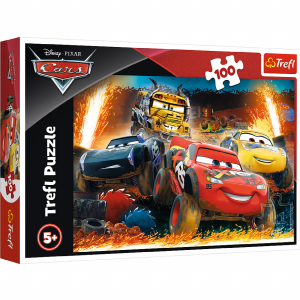 TREFL Puzzle Disney Cars Na trci - 100 delova