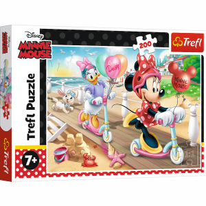 TREFL Puzzle 200 delova Diseny Minnie na plaži