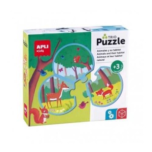 APLI  Trio puzzle - životinje