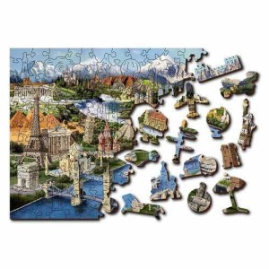 WOODEN CITY Drvene puzzle - Znamenitosti L