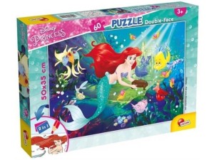 LISCIANI Puzzle Mala Sirena 2u1 složi I oboji  60 delova