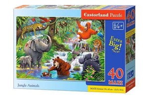 CASTORLAND Životinje iz džungle/ 40 delova