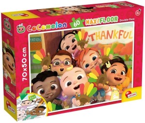 LISCIANI Puzzle Maxi Cocomelon 123/ Count On Me 2u1 složi I oboji - 60 delova