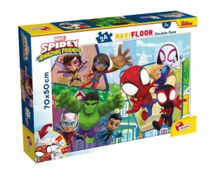 LISCIANI Puzzle Maxi Marvel Spidey 2u1 složi I oboji -24 dela