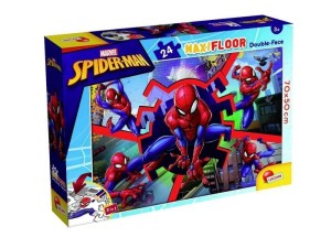 LISCIANI Puzzle Maxi Marvel Spiderman 2u1 složi I oboji - 24 dela