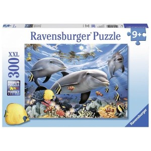 Ravensburger puzzle - Delfini - 300 delova