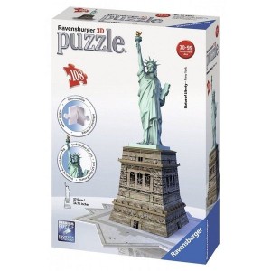 Ravensburger 3D puzzle - Statua Slobode - 108 delova