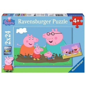 Ravensburger puzzle - Pepa prase - 3x24 dela