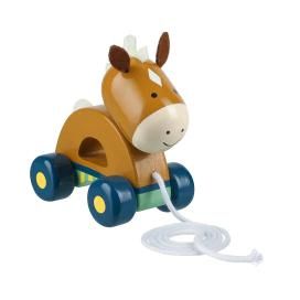 Orange tree toys -  Drvena vozalica - konj na povlačenje