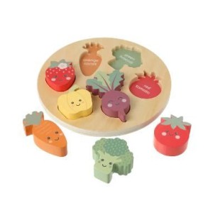 Orange tree toys - Drvena umetaljka sa oblicima - povrće