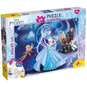 Lisciani Slagalica 24 pcs Frozen 2u1 složi I oboji