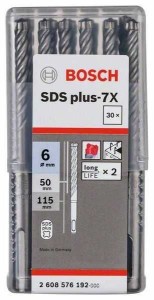 BOSCH Hamer burgija SDS plus-7X 2608576192/ 6 x 50 x 115 mm
