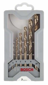 BOSCH 7-delni Mini X-Line set burgija za metal HSS-Co/ 135° 2608589296/ 2; 3; 4; 5; 6; 8; 10 mm