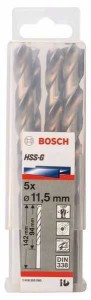 BOSCH Burgija za metal HSS-G/ DIN 338 2608595080/ 11/5 x 94 x 142 mm