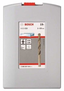 BOSCH 19-delni ProBox set burgija za metal HSS-Co/ DIN 338 (Cobalt legura) 2608587014/ 1-10 mm