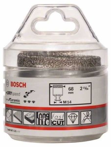 BOSCH Dijamantska burgija za suvo bušenje Dry Speed Best for Ceramic 2608587131/ 68 x 35 mm