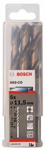 BOSCH Burgija za metal HSS-Co/ DIN 338 2608585902/ 11/5 x 94 x 142 mm