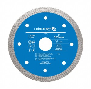 HOGERT Rezni dijamantski disk 125 mm za rezanje keramike
