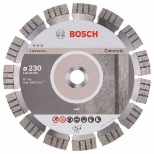 BOSCH Dijamantska rezna ploča Best for Concrete 2608602655/ 230 x 22/23 x 2/4 x 15 mm