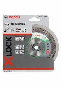 BOSCH X-LOCK Best for Hard Ceramic dijamantska rezna ploča 115x22/23x1/4x10 2608615134/ 115x22/23x1.6x10 mm