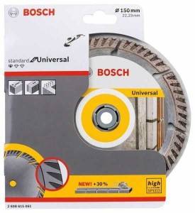 BOSCH Dijamantska rezna ploča Standard for Universal 150x22/23 2608615061/ 150x22.23x2.4x10mm