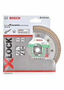BOSCH X-LOCK Best for Ceramic Extraclean Turbo dijamantska rezna ploča 115x22/23x1/4x7 2608615131/ 115 x 22/23 x 1/4 x 7 mm