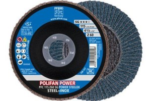 PFERD Polifan - lepezasti brsuni disk  SG perfomansi PFC 115 Z60 Power Steelox