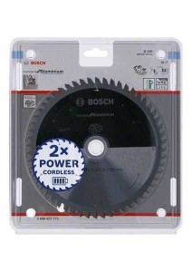 BOSCH Standard for Aluminium list kružne testere za akumulatorske testere 190x2/0x30 T56 2608837771/ 190x2/0x30 T56