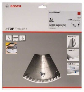 BOSCH List kružne testere Top Precision Best za drvo 254 x 30 x 2/3 mm/ 60 2608642102