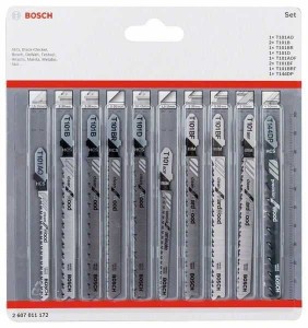 BOSCH List ubodne testere set 10 komada Clean Precision 2607011172