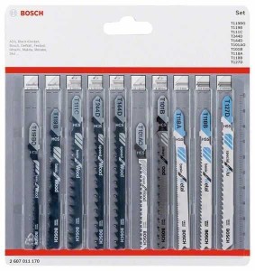 BOSCH List ubodne testere set 10 komada Wood+Metal 2607011170