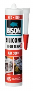 BISON Silicone High Temperature Red 280 ml 144245
