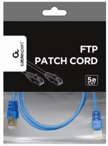 GEMBIRD PP22-1M/B Mrezni kabl FTP Cat5e Patch cord/ 1m blue