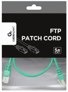 GEMBIRD PP22-1M/G Mrezni kabl FTP Cat5e Patch cord/ 1m green