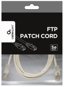 GEMBIRD PP22-0.25M Mrezni kabl FTP Cat5e Patch cord/ 0.25m grey