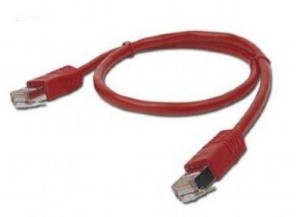 GEMBIRD PP12-5M/R Mrezni kabl/ CAT5e UTP Patch cord 5m red