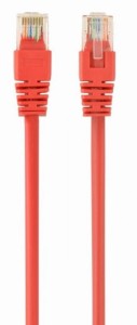 GEMBIRD PP12-0.25M/R Mrezni kabl/ CAT5e UTP Patch cord 0.25m red