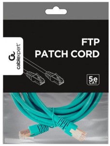 GEMBIRD PP22-2M/G Mrezni kabl FTP Cat5e Patch cord/ 2m green