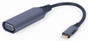 GEMBIRD A-USB3C-VGA-01 USB Type-C to VGA display adapter/ space grey