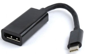 GEMBIRD A-CM-DPF-01 USB-C to DisplayPort adapter/ black