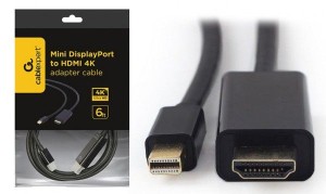 GEMBIRD CC-mDP-HDMI-6 Mini DisplayPort to HDMI 4K cable/ 1.8m