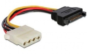 GEMBIRD CC-SATA-PS-M SATA (male) to Molex (female)