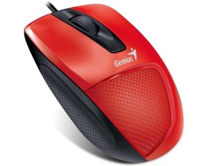 GENIUS Žičani miš DX-150X crveni