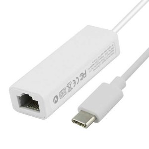 Mrežni adapter USB-C na RJ45/ beli