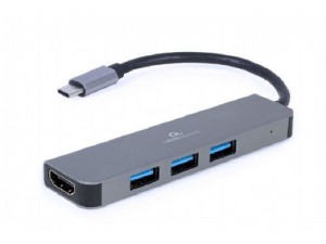 Gembird Cablexpert (A-CM-COMBO2-01) USB Tip-C 2u1 USB HUB